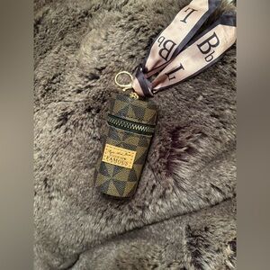 Geometric Pattern Keychain Pouch